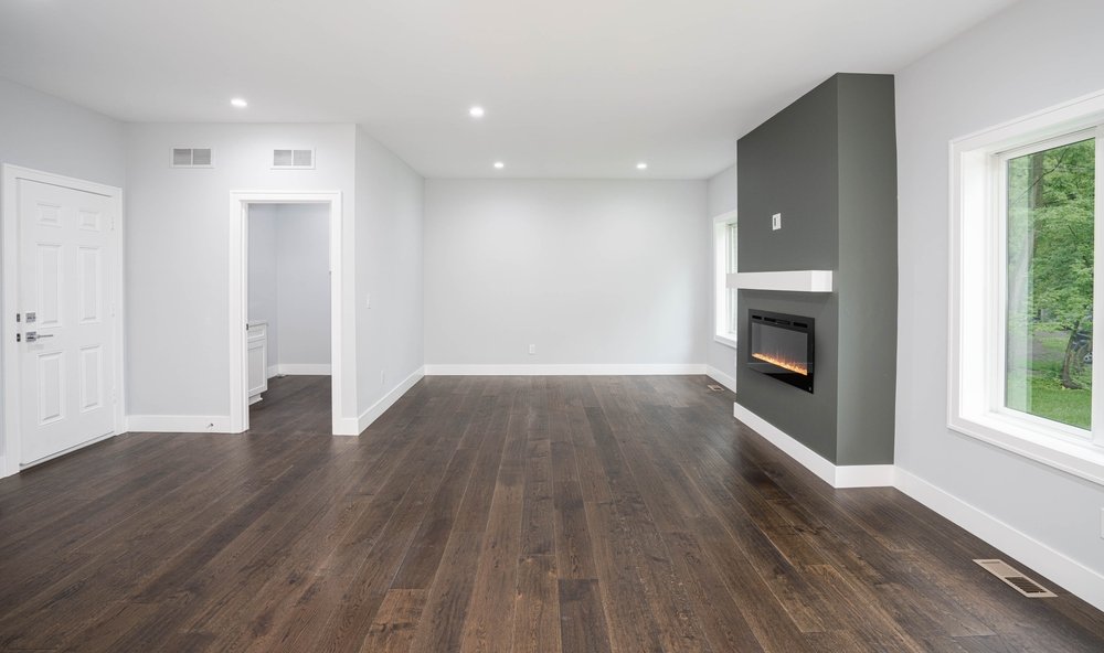 Dit is het resultaat van glasvezelbehang laten aanbrengen in je nieuwbouwwoning in Hengelo.